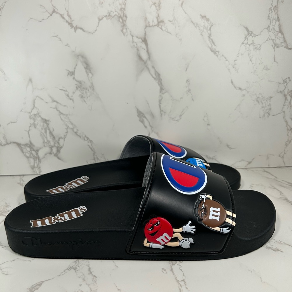 Champion X M&m Black Slides